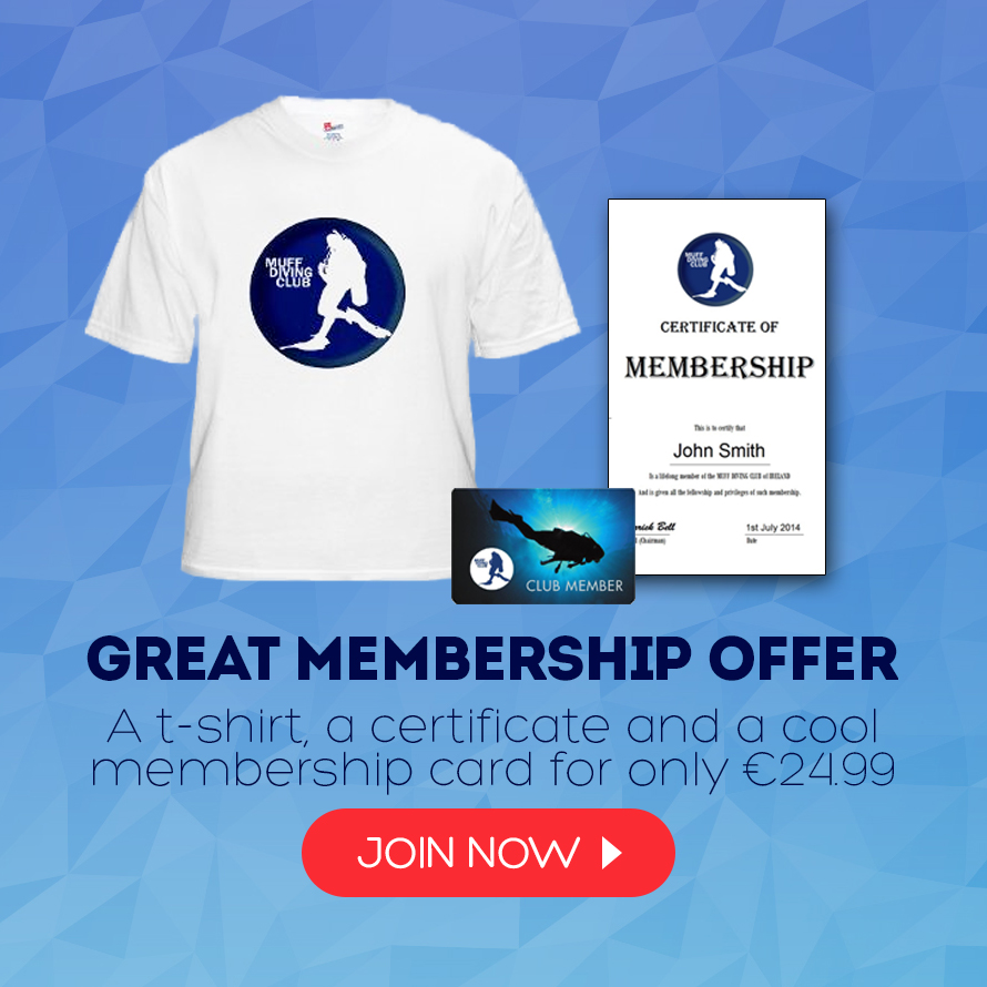 Become a member of Muff Diving Club in Muff Donegal