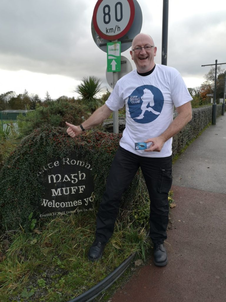 Big Seamus on his visit to Muff
